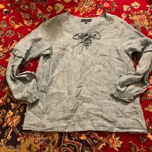 NWOT 100%LINEN TOP
